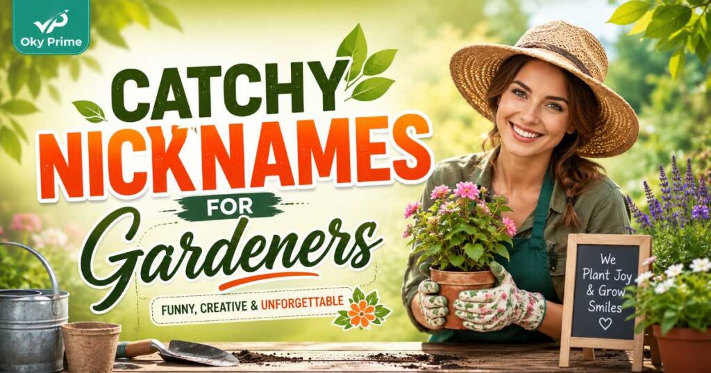 Catchy Nicknames for Gardeners