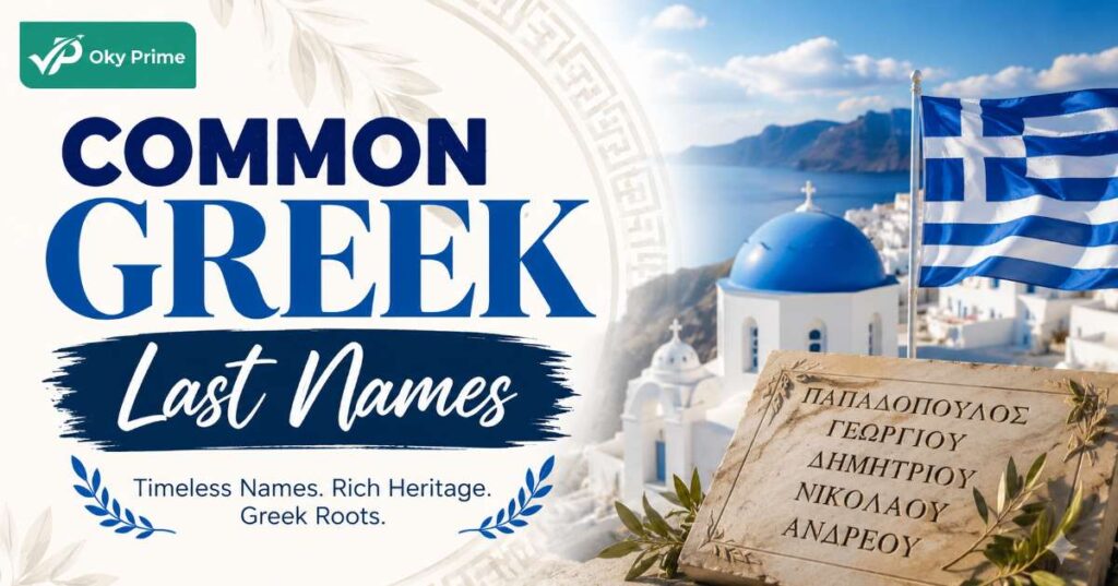 Common Greek Last Names
