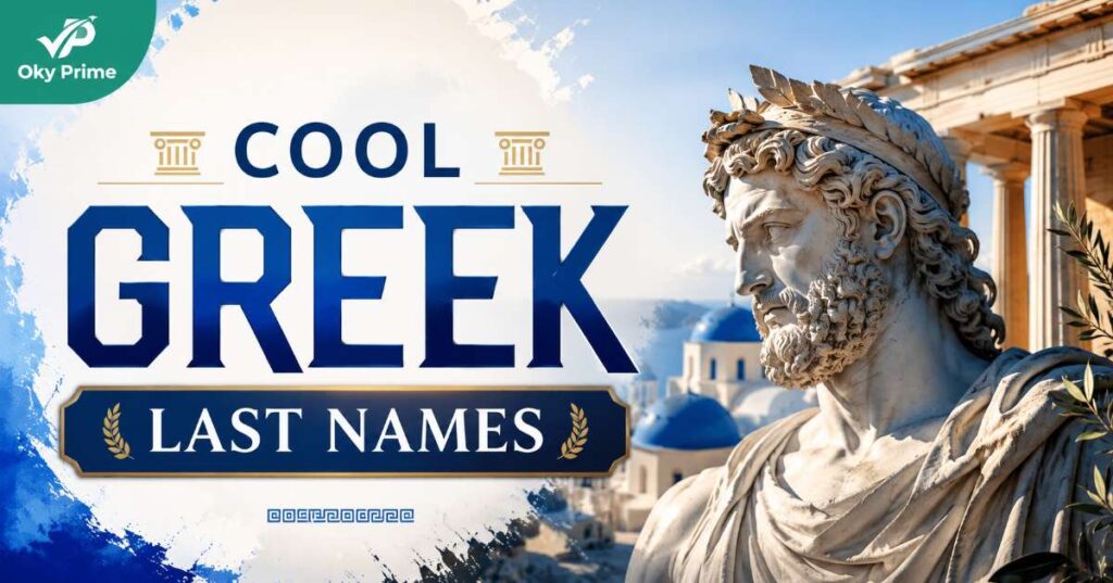 Cool Greek Last Names