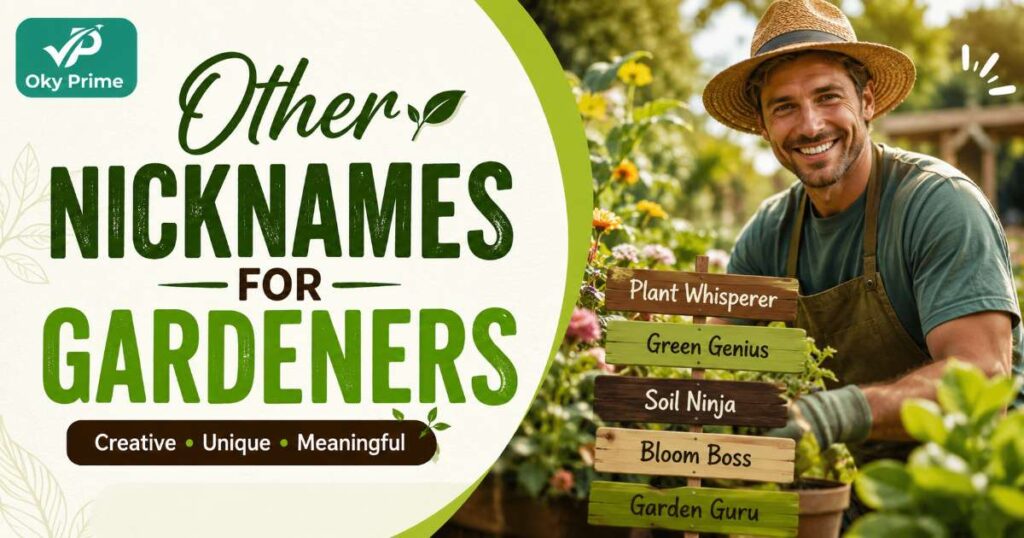 Other Nicknames for Gardeners